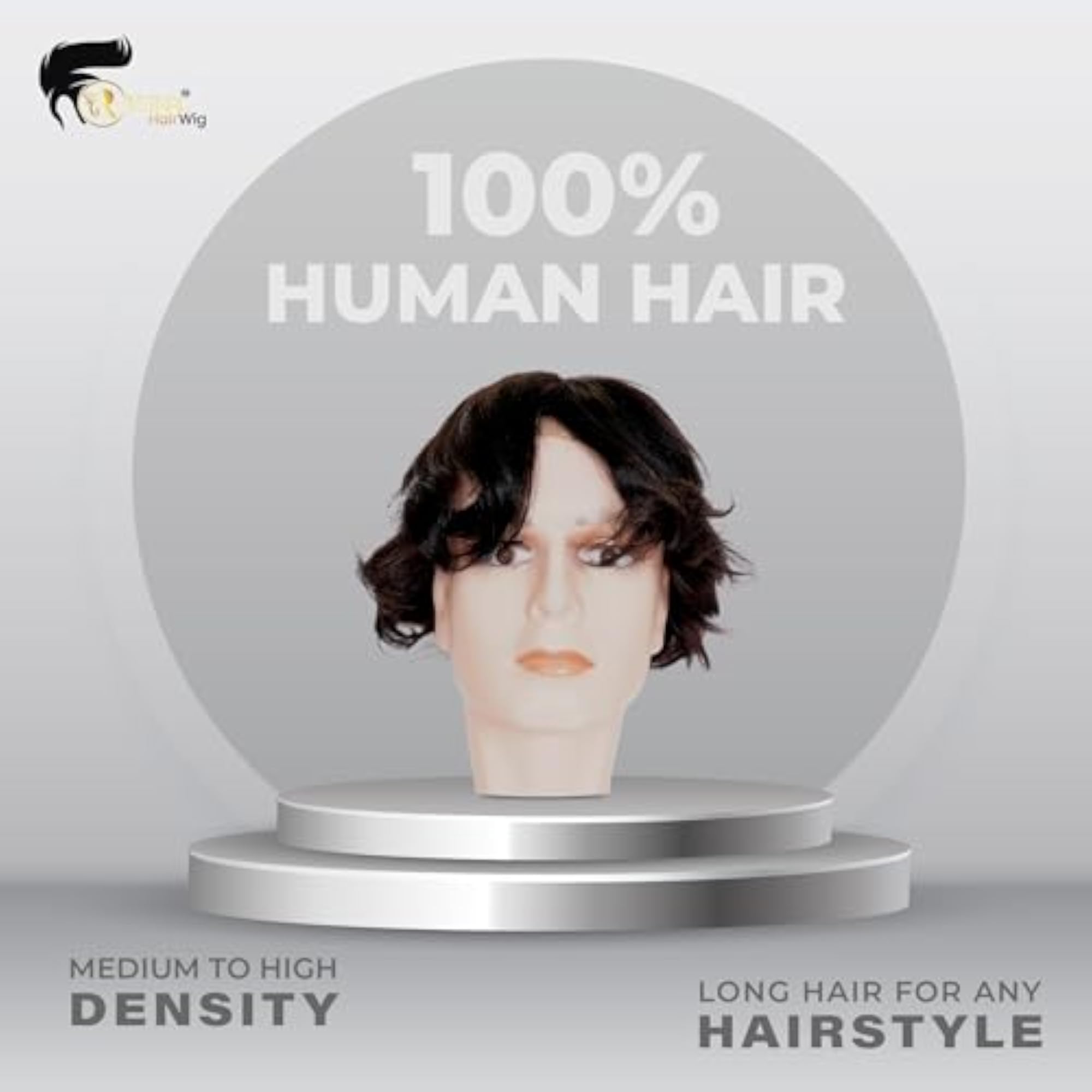 Men's Australian Hair Patch, Natural Look, Comfortable Fit